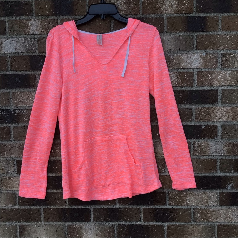 Coral Hooded Sweater